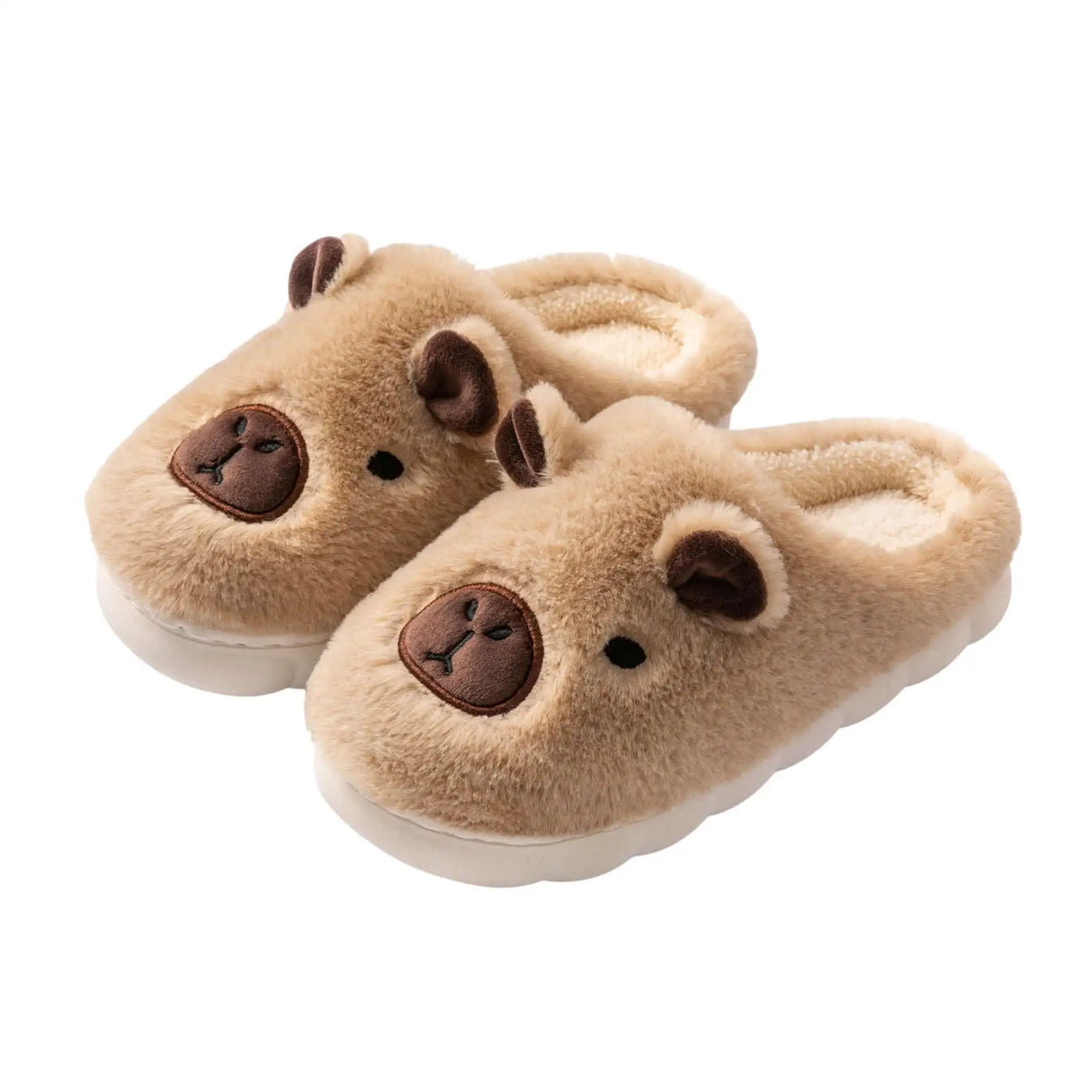 Women's Cute Cartoon Fur Slippers – Warm Non-Slip Indoor Slides Women's Fur Slippers Axl