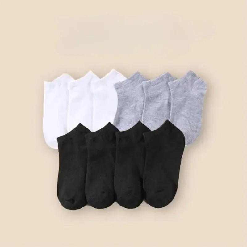 Men's Low Cut Ankle Socks – Breathable, Sweat-Wicking 6 Pack Men's Ankle Socks Axl