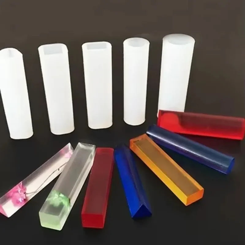 Silicone Resin Pendant Mold – DIY Jewelry Casting, 4 Shapes Jewelry Casting Mold Axl