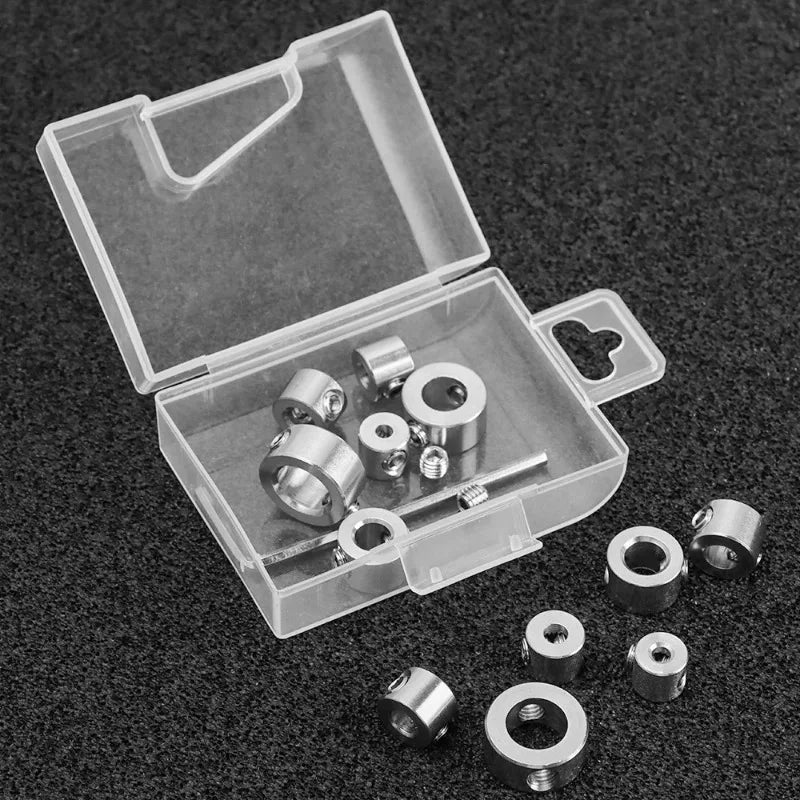 Drill Stop Collar Set 3mm–10mm | Stainless Steel Depth Ring Drill Stop Collar Set Axl