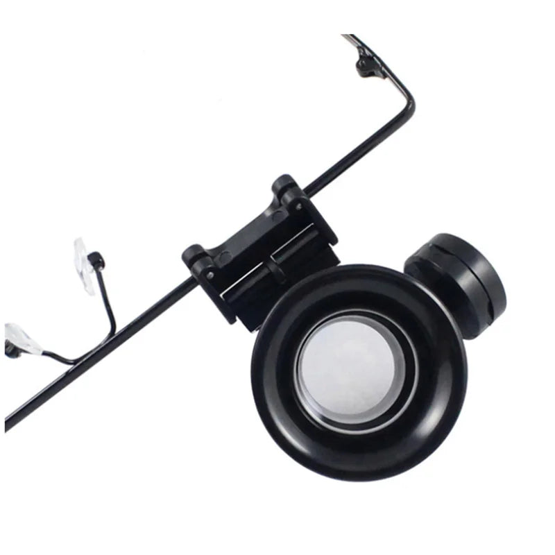 Headband 20X Magnifier Loupe with LED Light | Watch & Jewelry Headband Magnifier Loupe Axl