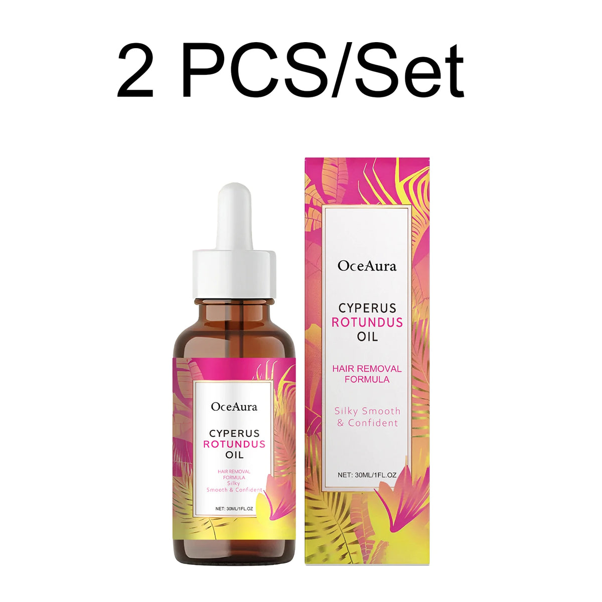 Cyperus Oil Natural Hair Inhibitor – Post-Shave Body Oil Hair Inhibitor Oil Axl 2 PCS