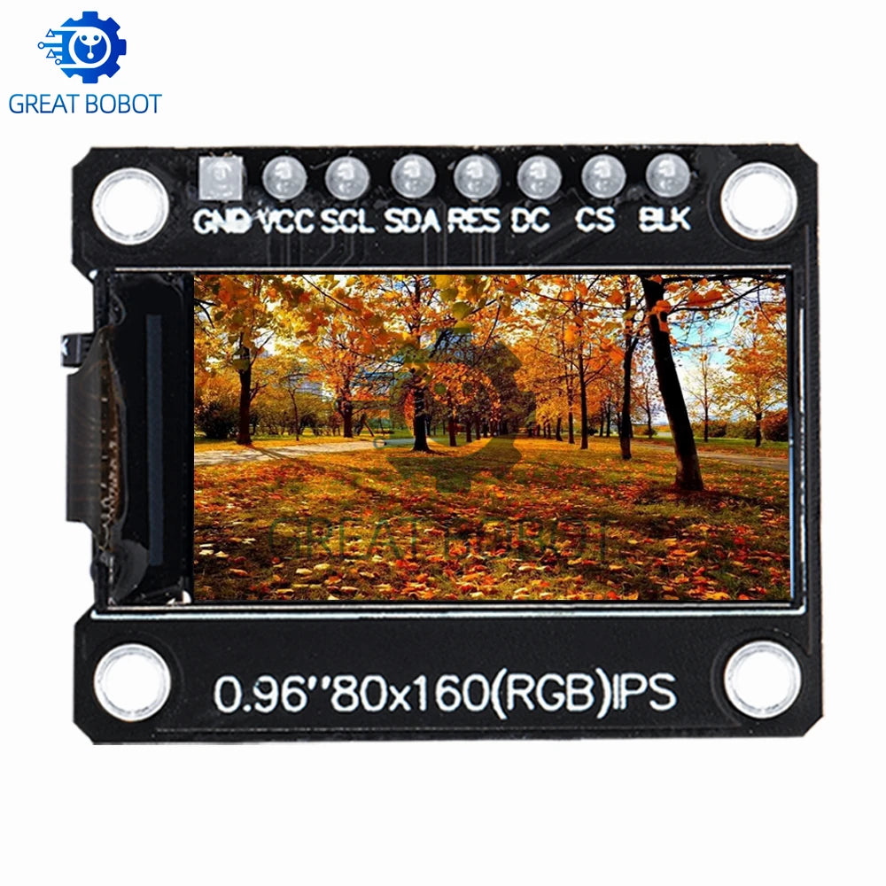 0.96" TFT LCD SPI Display Module ST7735 65K Color for Arduino LCD Display Module Axl