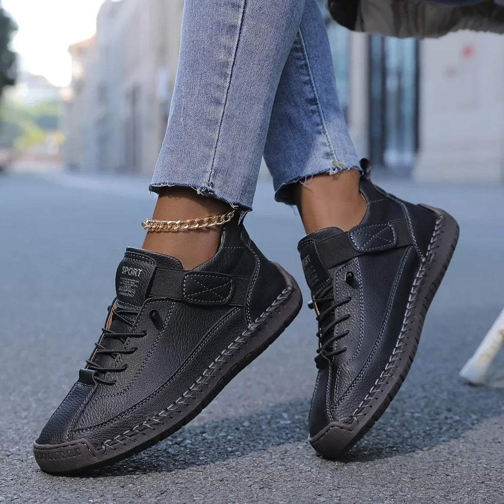 AZGB Women's Platform Loafers – Breathable Handmade Sneakers Women's Platform Loafers Axl