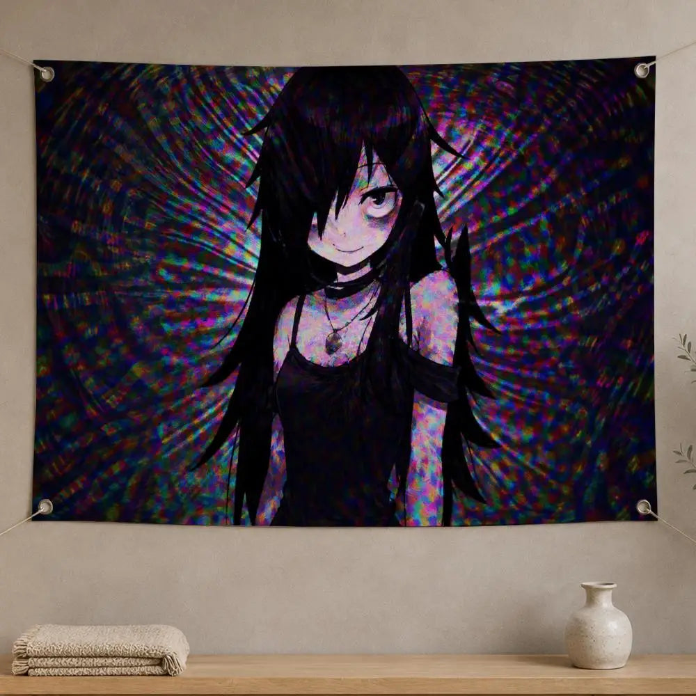 Anime Tomoko Kuroki Wall Flag Banner – Indoor & Outdoor Decor Anime Wall Flag Axl White01 150x230cm