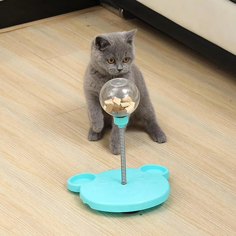 Interactive Treat Dispensing Ball – Slow Feeder Toy for Cats & Dogs Pet Treat Toy Axl