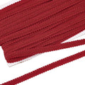 Dark Red Floral Centipede Lace Ribbon 12mm Polyester – 25m Lace Ribbon Trim Axl AECH04-18399