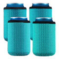 4-Pack Insulated Can Cooler Sleeves – Beer & Drink Bottle Covers Can Cooler Sleeves Axl Navy Blue