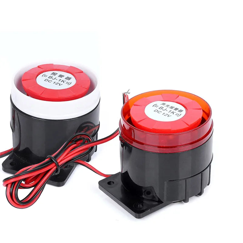 CNMAWAY BJ-1K 12/24/220V High Decibel Sound & Light Alarm Buzzer Security Alarm Buzzer Axl