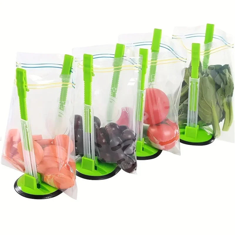 Plastic Bag Holder & Food Storage Bag Clip | Kitchen Gadget Food Storage Clip Axl