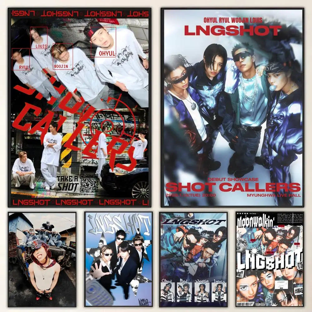 Kpop Boy Group HD Aesthetic Wall Poster – Waterproof Art Decor Wall Art Poster Axl