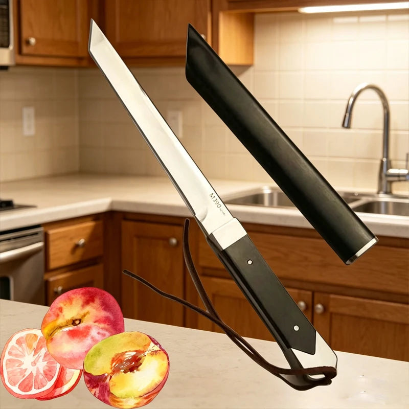 Forged Boning Meat Cleaver Knife – Stainless Steel with Cover Kitchen Cleaver Knife Axl