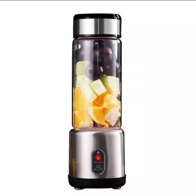 BALASHOV Portable USB Rechargeable Electric Juicer Blender Cup Portable Electric Juicer Axl Black