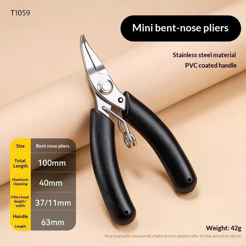 Mini Needle Nose Pliers – Stainless Steel Jewelry Making Tool Mini Jewelry Pliers Axl A4