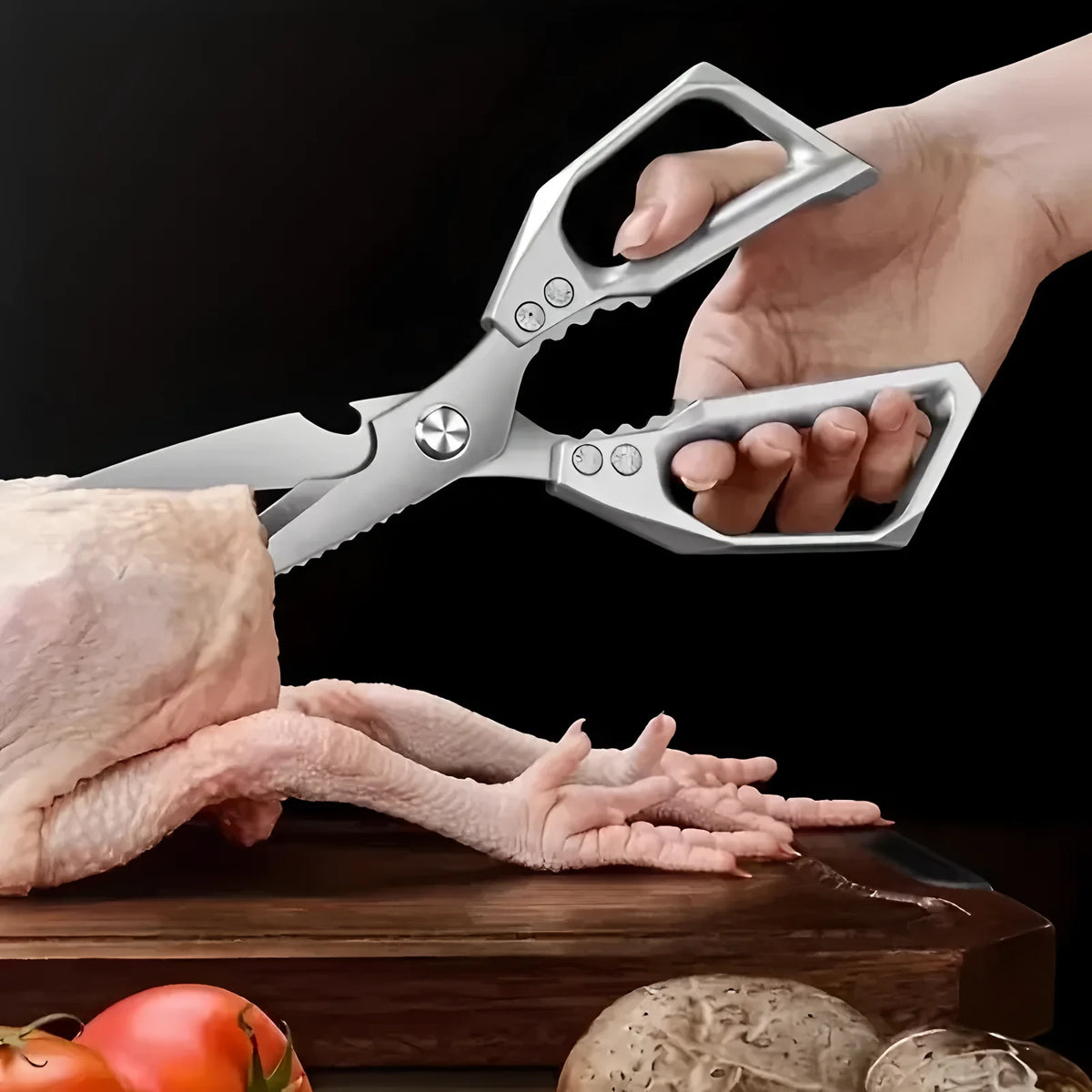 Heavy-Duty Multi-Functional Kitchen Scissors & Bone Shears Kitchen Shears Axl