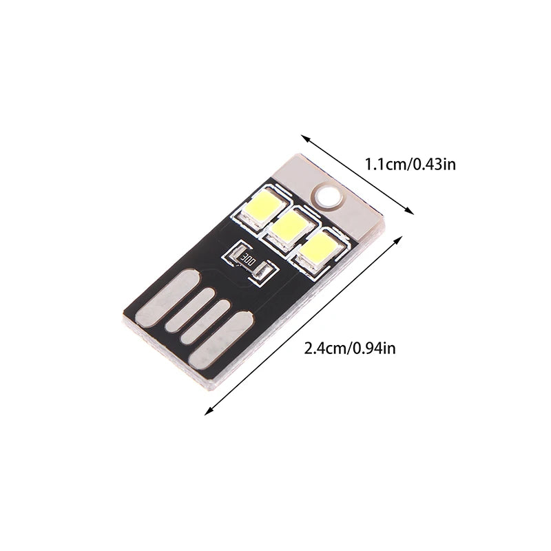 Mini USB LED Night Light – Portable Keychain Flashlight USB LED Night Light Axl