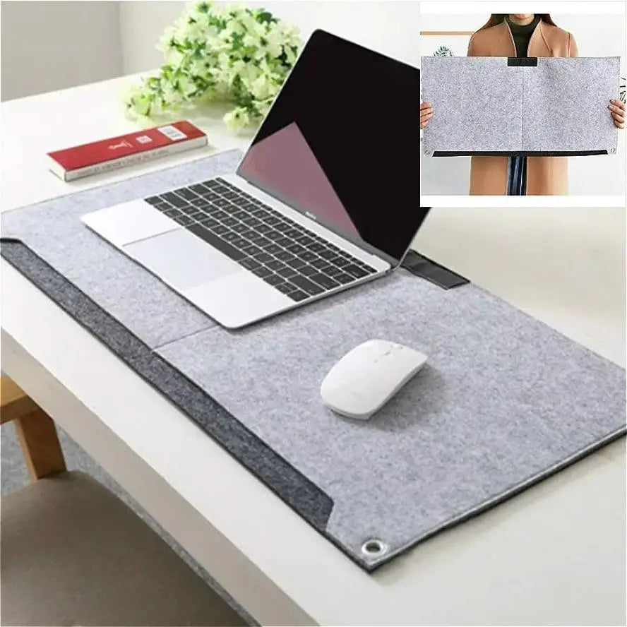 Large Felt Desk Mat – Non-Slip Mouse Pad & Desktop Protector Felt Desk Mat Axl