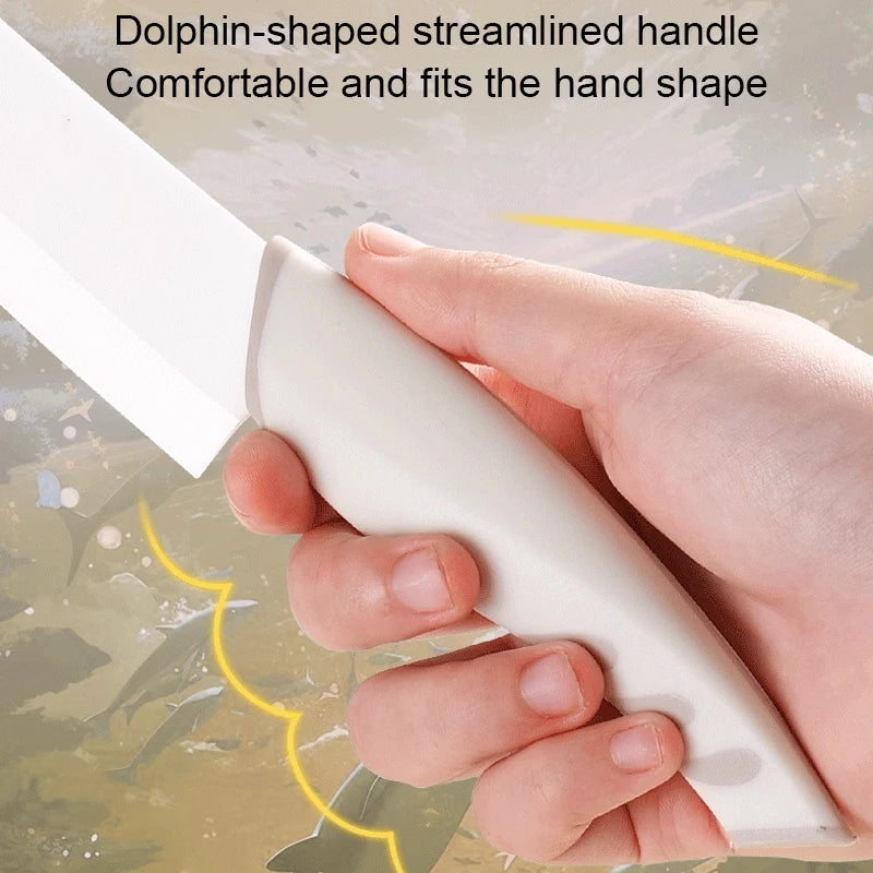 Professional Ceramic Paring Knife with Cover – Fruit & Baby Food Ceramic Paring Knife Axl