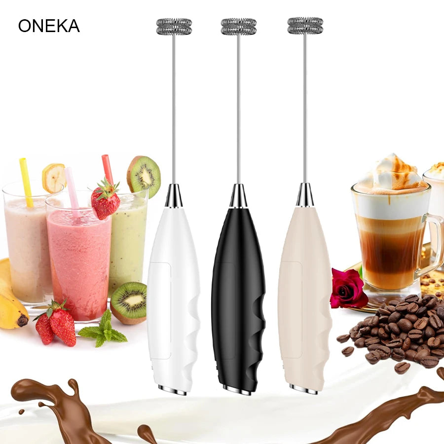 Handheld Milk Frother – Mini Foam Maker for Coffee & Lattes Handheld Milk Frother Axl