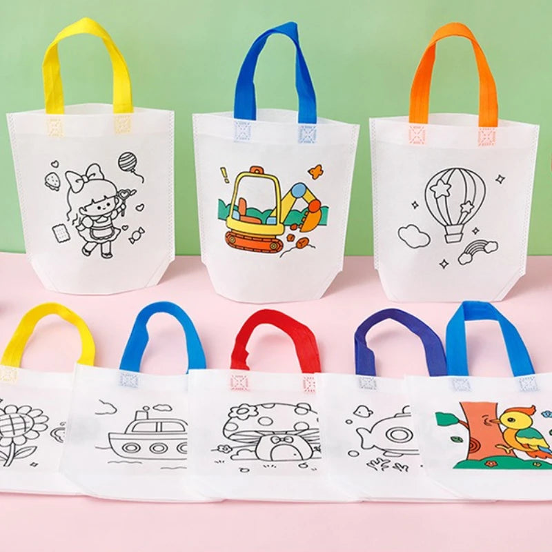 DIY Graffiti Gift Bags – 12 Bags & 144 Coloring Markers Set DIY Craft Kit Axl