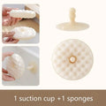 Double-Sided Kitchen Sponge Set with Suction Cup Holder Dishwashing Sponge Set Axl A