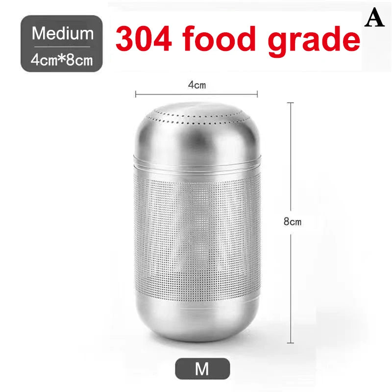 Stainless Steel Tea Infuser Ball Strainer – Fine Mesh S/M/L Tea Infuser Strainer Axl MA