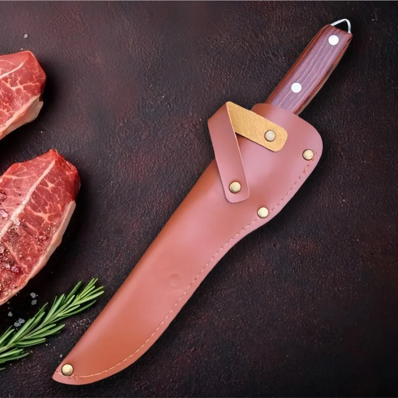 Forged Chef Knife Set – 5Cr15MoV Steel Boning & Cleaver Knives Kitchen Knife Set Axl
