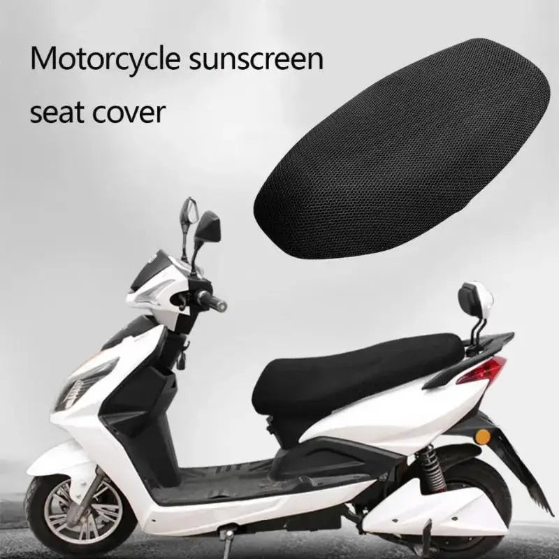 Mesh Motorcycle Seat Cover – Breathable Anti-Slip Cushion Motorcycle Seat Cover Axl