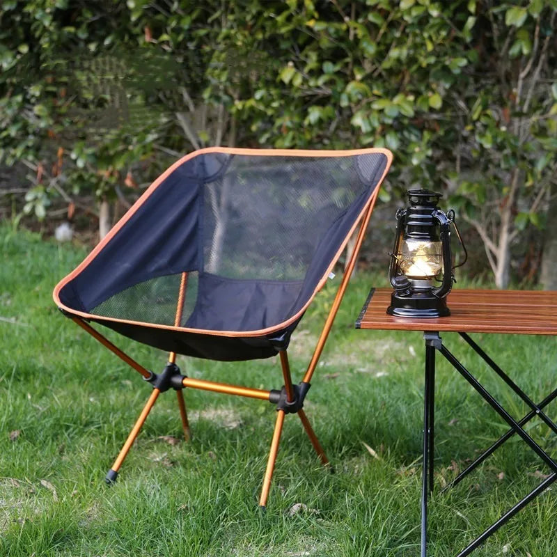 Portable Foldable Chair – Camping, Fishing & Beach Outdoor Seat Folding Outdoor Chair Axl