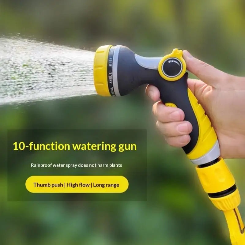 10-Mode Garden Hose Nozzle Sprayer – Heavy Duty Handheld Garden Hose Nozzle Axl