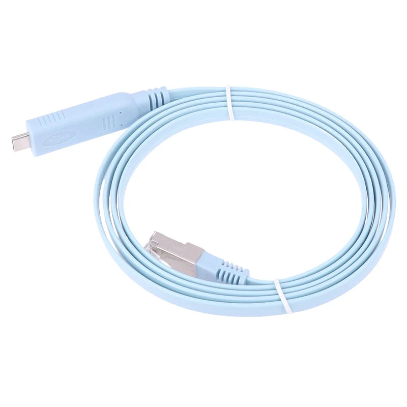 USB-C to RJ45 Console Cable 1.5m | RS232 Serial Adapter Console Cable Adapter Axl
