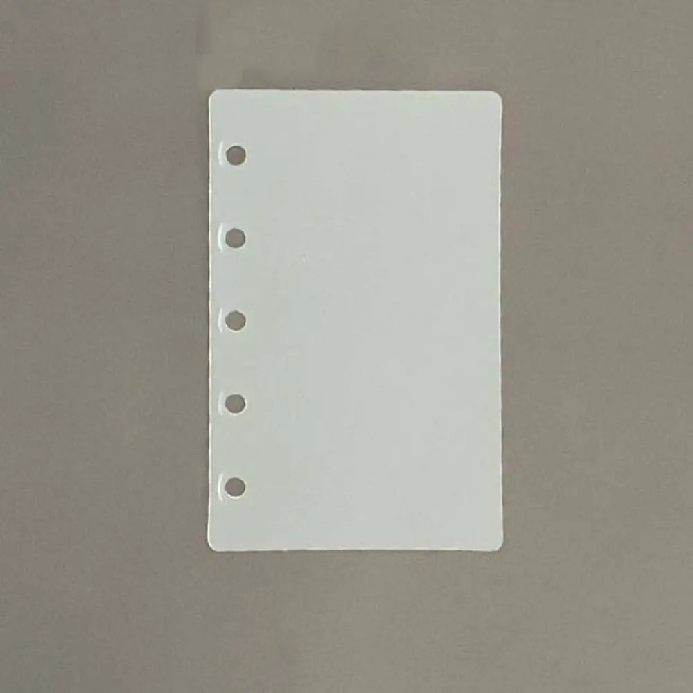 Transparent Loose-Leaf Binder Dividers M5 A8 5-Hole – 10 Pack Binder Dividers Axl Style B