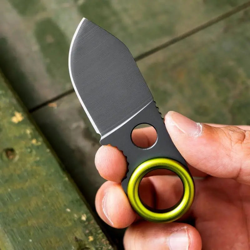 EDC Mini Fixed Blade Keychain Knife with Money Clip EDC Keychain Knife Axl