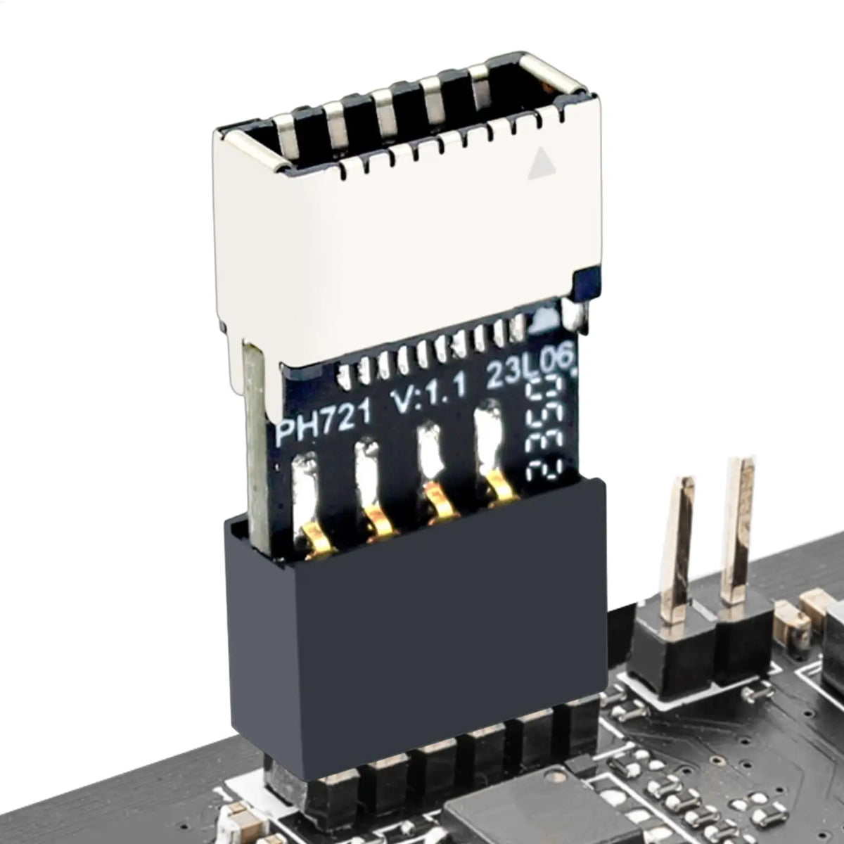 USB 2.0 Header to Type-E USB-C Motherboard Adapter Motherboard USB Adapter Axl