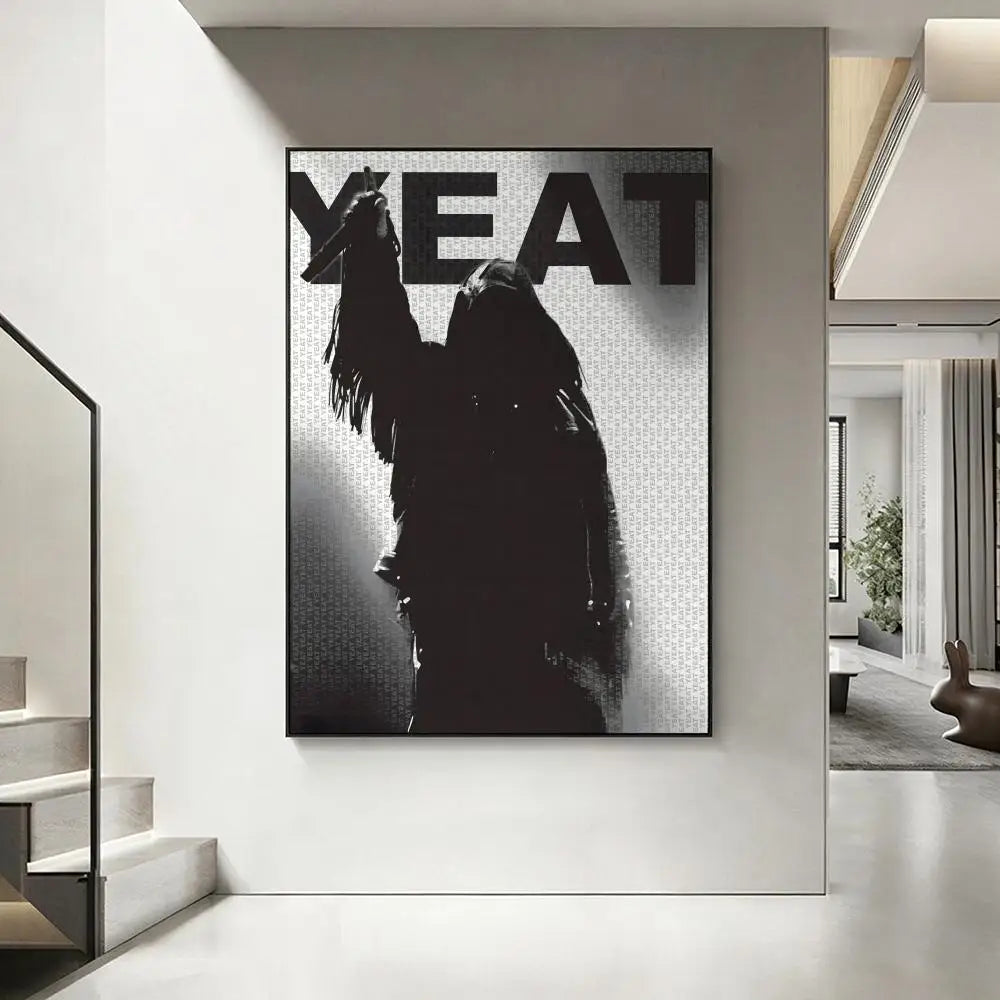 Yeat Rapper HD Poster – Aesthetic Wall Art Print | Home Decor Wall Art Poster Axl White3 15X20cmNoframe