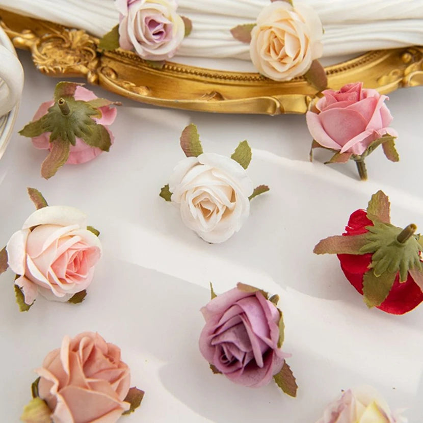 Artificial Silk Rose Heads Bulk – Wedding & Home Décor Artificial Silk Flowers Axl