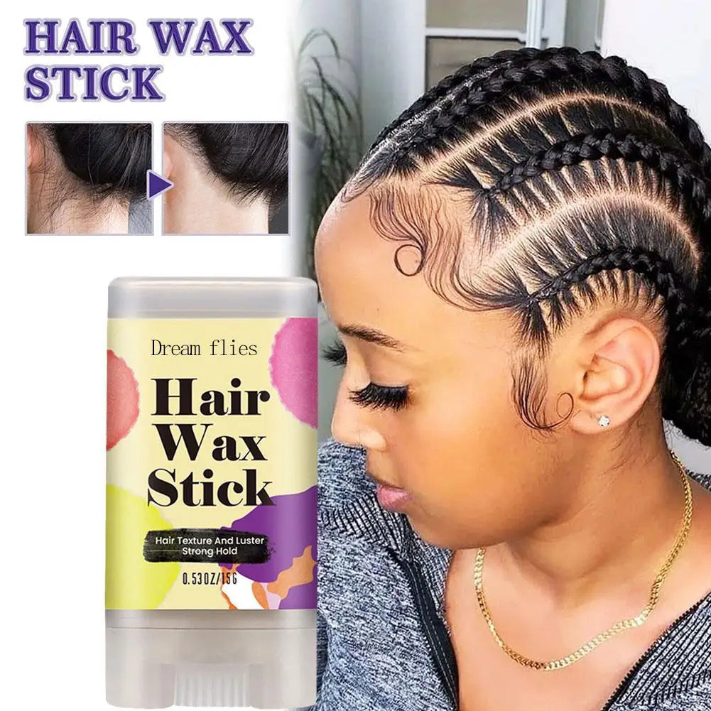 15g Portable Hair Wax Stick – Edge & Frizz Control Styler Hair Styling Wax Axl