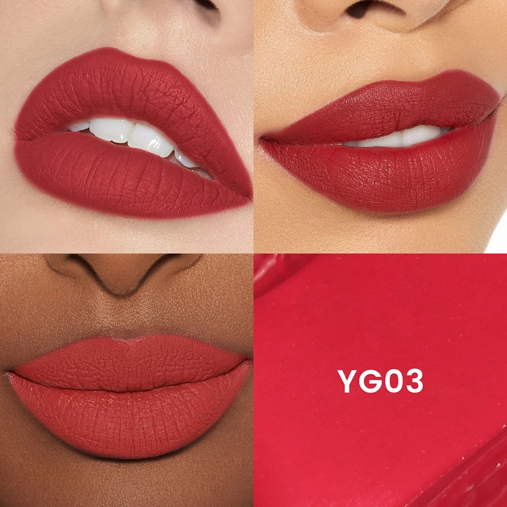 Vegan Matte Lip Gloss | Moisturizing Liquid Lipstick 6ml Matte Lip Gloss Axl