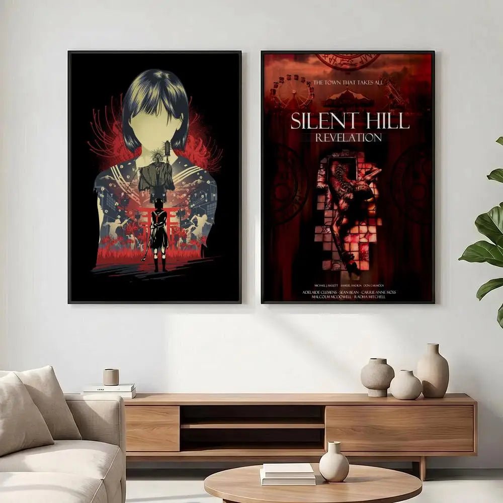 Silent Hill HD Art Poster – Waterproof Sticky Wall Decor Wall Art Poster Axl