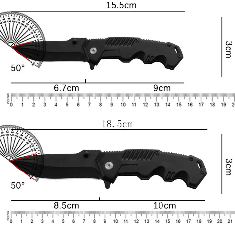 Folding Camping Knife – Stainless Steel Outdoor Survival Blade Folding Camping Knife Axl