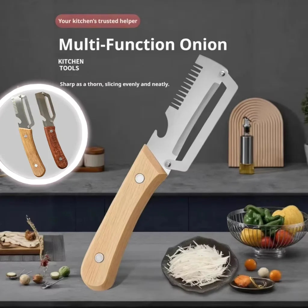 Stainless Steel Vegetable Peeler with Wood Handle Vegetable Peeler Axl