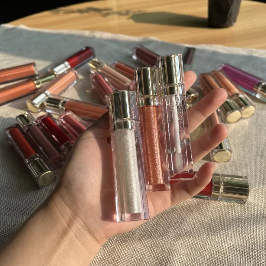 Vegan Waterproof Lip Gloss | Private Label Liquid Lipstick Lip Gloss Axl