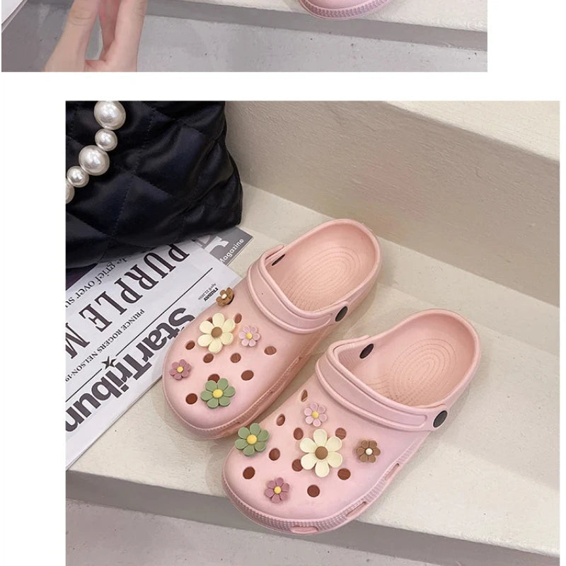 Women's Thick Sole EVA Waterproof Beach Slippers & Sandals Platform Slippers Axl