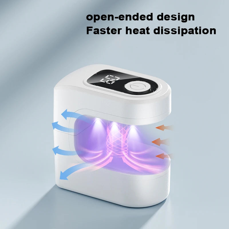 Portable Mini UV LED Nail Lamp – 2-Timer Gel Polish Dryer UV LED Nail Lamp Axl