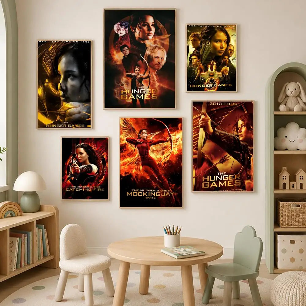 Hunger Games HD PVC Wall Art Poster – Self-Stick & Waterproof PVC Wall Poster Axl