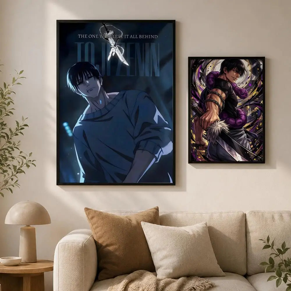 Fushiguro Toji Anime Wall Poster – Self-Adhesive HD Art Print Anime Wall Poster Axl