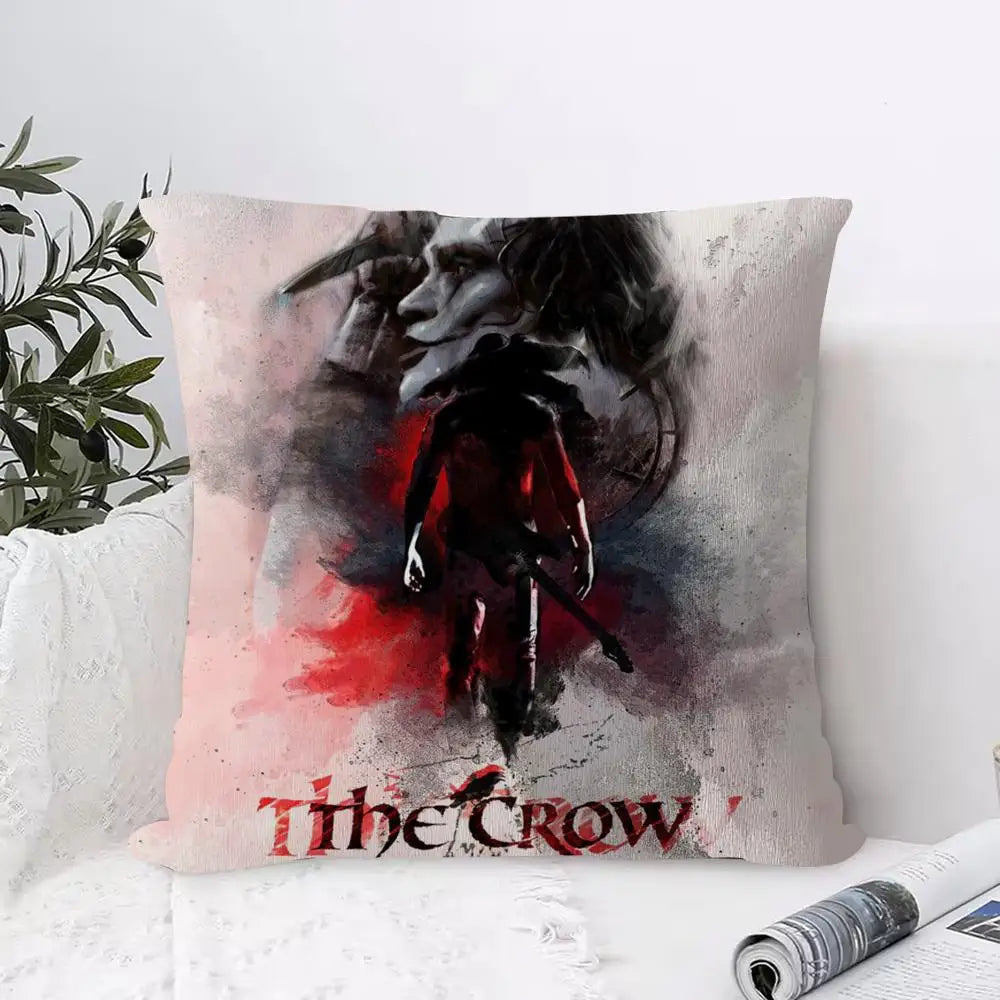 The Crow Movie Pillowcase – Soft Fabric & Concealed Zipper Decorative Pillowcase Axl Black9 35X35cm