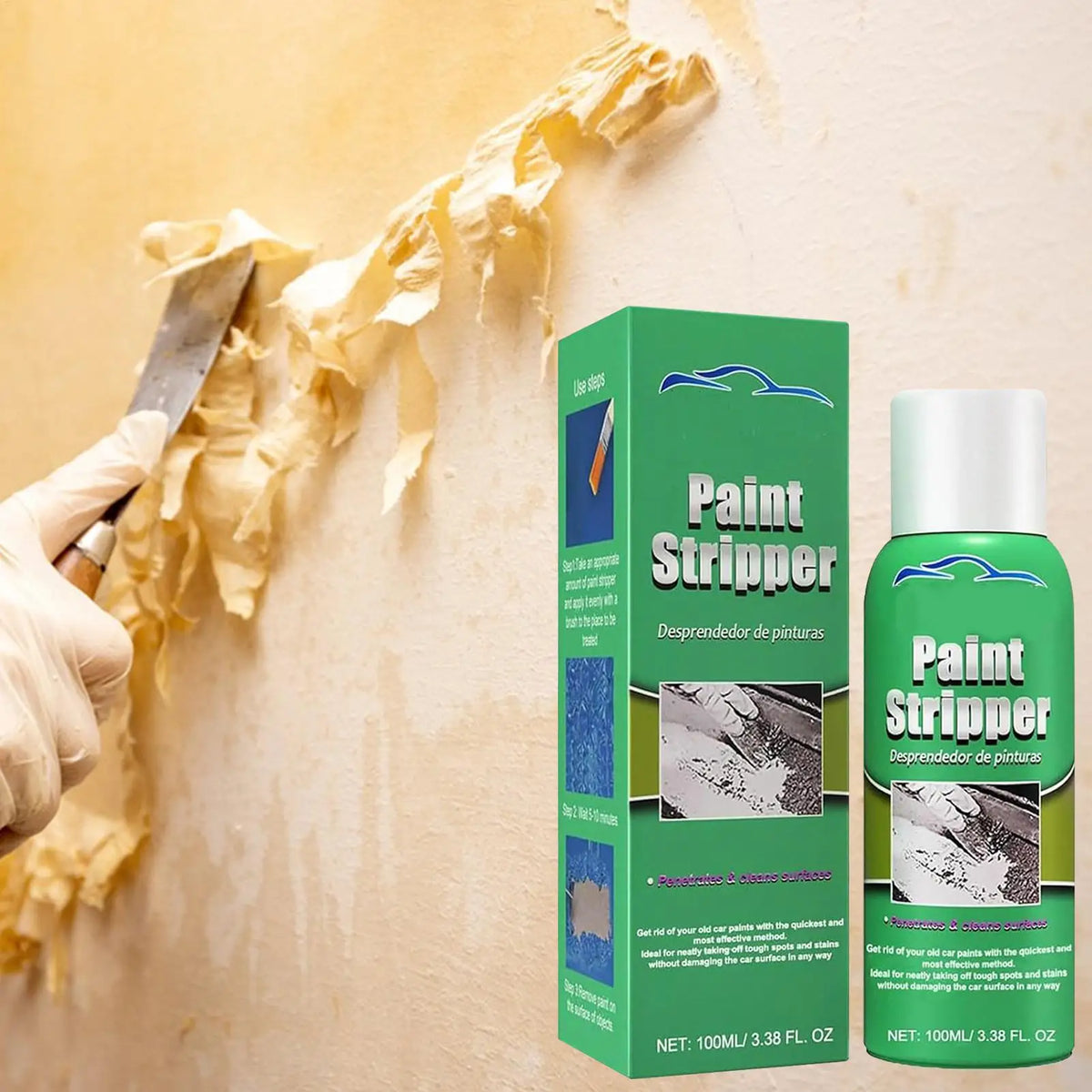 100ml Paint Stripper – Car, Metal, Wall & Marine Use Paint Stripper Axl