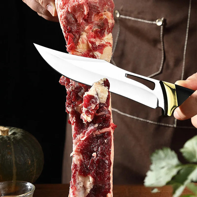 InLeung Forged Stainless Steel Boning & Cleaver Knife 12" Cleaver Kitchen Knife Axl