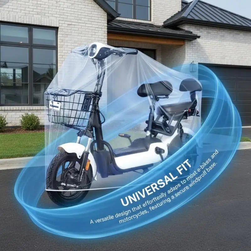 Transparent Motorbike Cover – Waterproof & Dustproof All-Weather Motorcycle Cover Axl